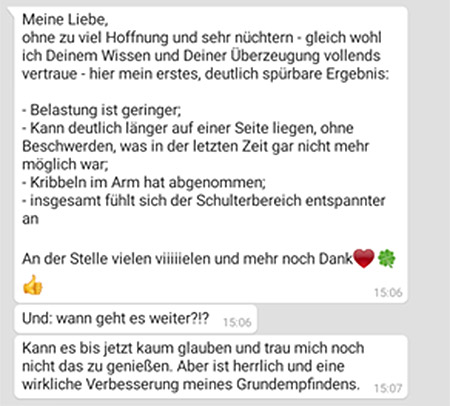 WhatsApp-Unterhaltung